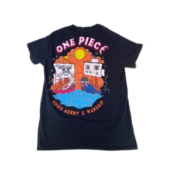 One piece monkey d Luffy merry warship anime Japan t shirt small - Picture 1 of 6